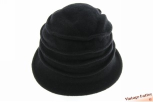 Dames winterhoed Mlle. Citron zwart wol 56-60 [nieuw]